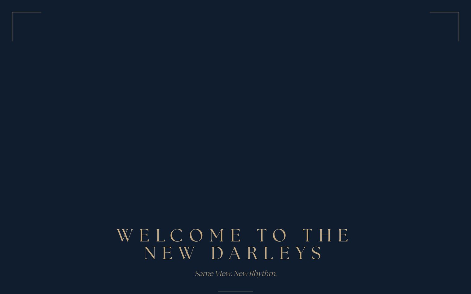 Началната страница на darleys.com, проектирана и изградена от Wonder Works