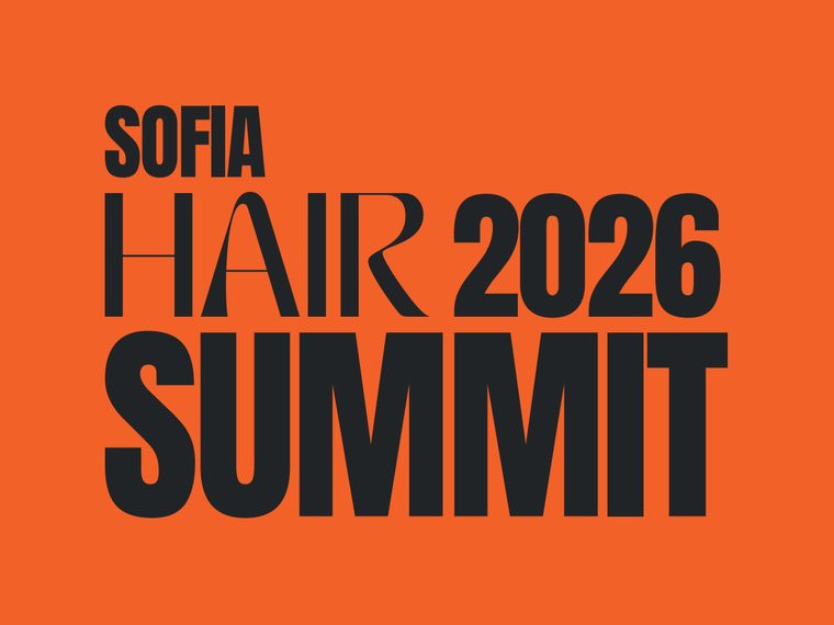 Логото на Sofia Hair Summit в цветови вариант Cast Iron, проектирано от Wonder Works Design
